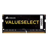 Memoria Ram Value Select Gamer Color Negro  8gb 1 Corsair Cmso8gx4m1a2133c15