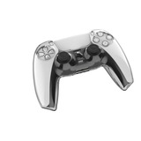 Carcasa Protectora Transparente Control Play Ps5 + 4 Grip