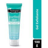 Gel Exfoliante Facial Neutrogena Purified Skin X 100g Tipo De Piel Normal