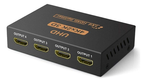 Splitter Hdmi 4puertos De Salida 4k- Cables De Audio Y Video