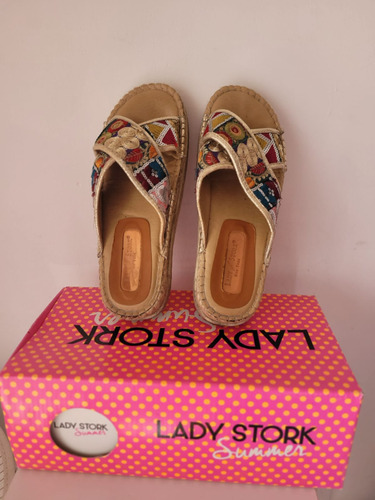 Sandalia Sueco Lady Stock Multicolor