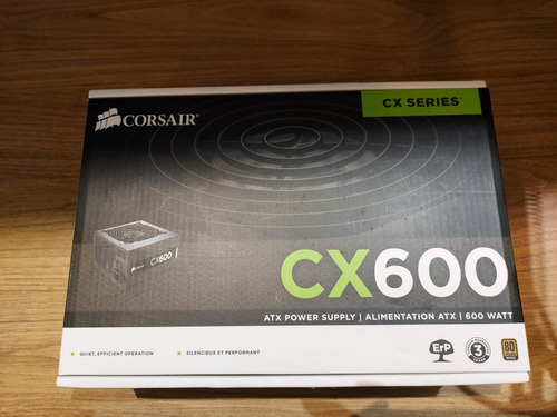 Fonte Corsair Cx600 80 Plus