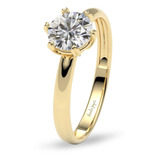 Anillo De Compromiso Aine Con Moissanita Amelie Joyas 14k 