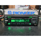 Radio Cd Player Pioneer Deh-p2050 Iluminação Verde Em Led