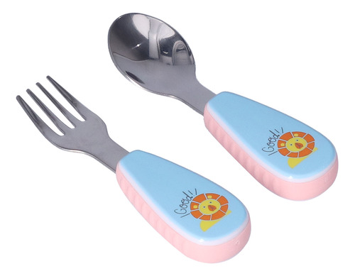 Juego De 2 Utensilios Para Bebés, Cubiertos Para Niños, Boni