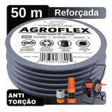 Mangueira De Jardim Agroflex 50 Metro C/ Carrinho Tramontina