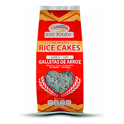 Galletas de Arroz BSD Foods Sin Sal 72g | MercadoLibre