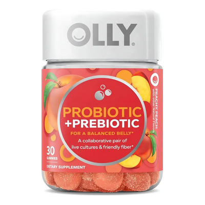 Olly Prebióticos + Probióticos | Balance Digestivo Perfecto Sabor Durazno | Envío gratis