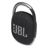 Parlante Jbl Clip 4 Bluetooth Negro A Prueba De Agua 10 Hr