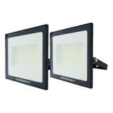 X2 Foco Halogeno Led Certificado 50watt, Megabright Luz Fria