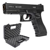 Pistola De Pressão Airgun Co2 Glock G17  Nbb 4,5mm E Maleta