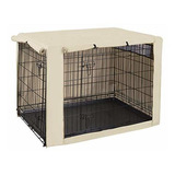 Jaula Para Perro - Hicaptain Double Door Dog Crate Cover(fit