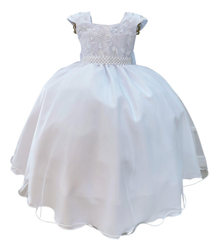 Vestido Infantil Longo Luxo Para Casamentos Festas Formatura