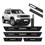 Friso Lateral E Soleira Porta Jeep Renegade 2021 Original