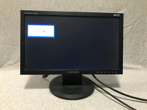 Monitor Samsung 740nw Impecable, Poco Uso, Sólo Vga