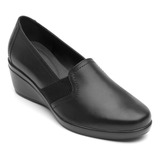 Zapato Tacon Confort Dama 45211 Flexi Negro