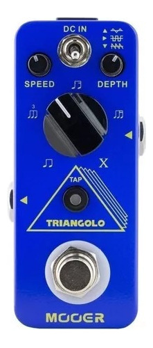 Pedal De Efecto Mooer Triangolo Tremolo Micro Series