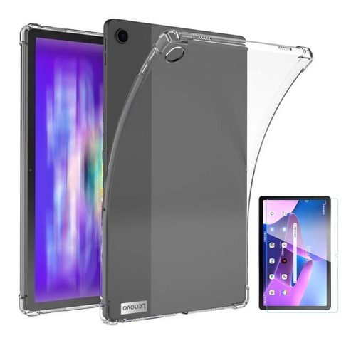 Funda Para Lenovo Tab M10 Plus 3rd Gen 10.6 2022 Tpu + Mica