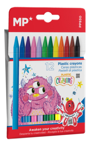 Crayolas Plastica Kids 12u Mexicopaper