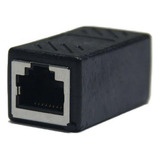 Empalme Rj45 Blindado Pin A Pin Cat6 - Negro