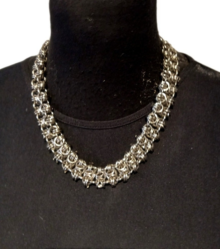 Collar Hombre Mujer Técnica Chainmaille Hecho A Mano Video