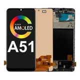 1 Pantalla Táctil Amoled Con Marco Para Samsung A51 4g A515