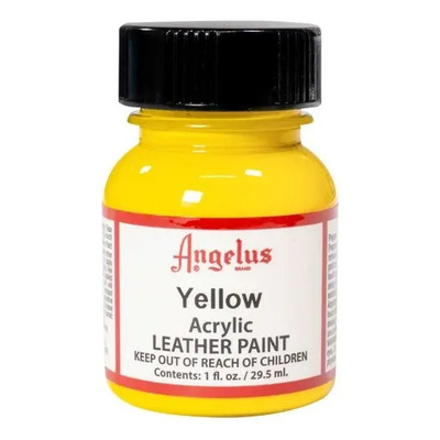 Pintura Acrílica Angelus Para Cuero Tenis 29ml Amarillo Mate | MercadoLibre