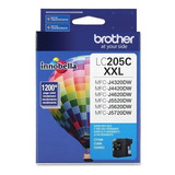 Tinta Brother Lc205c Cyan 1200 Paginas Super Alto Rend