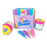 Coleccion De 4 Acrilicos Ice Cream , Uñas Fantasy Nails 