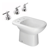 Juego Baño Completo Bidet Deca Vogue Plus + Grifería Aqualaf