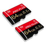 Tarjeta De Memoria Micro Sd Pro Plus U3 V10, Roja Y Negra, 6