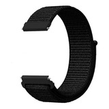 Pulseira Nylon Loop Encaixe Universal 22mm Todas As Cores Cor Preto Largura 22 Mm