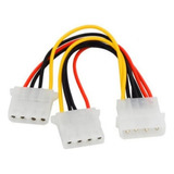 Cable Poder Molex A Molex Doble 20cm