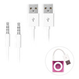 Iabler Cable Para iPod Shufle, 2 Unidades De 0.138 In Jack/p