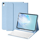 Kbcase Funda Para iPad De 10.ª Generación Con Teclado Funda 