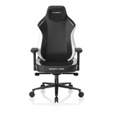 Silla Gamer De Oficina Dxracer Craft Series Ergonomica Color Negro/blanco Material Del Tapizado Cuero Sintético