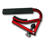 Capotraste Para Guitarra Profesional (l2 Rojo) Shubb U.s.a