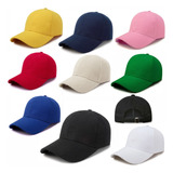 Gorra Publicitaria En Dril Variedad Colores Sistema Hebilla