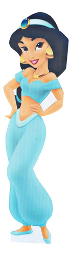 Princesa Jasmine Figura Para Decoración - Coroplast 1.20 M