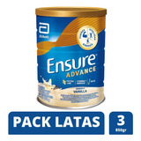 Combo Ensure Advance 850 Gr X 3 Unidades