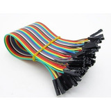 Cables Dupont 20cm 40p Hembra Hembra Para Modulos Arduino Ra
