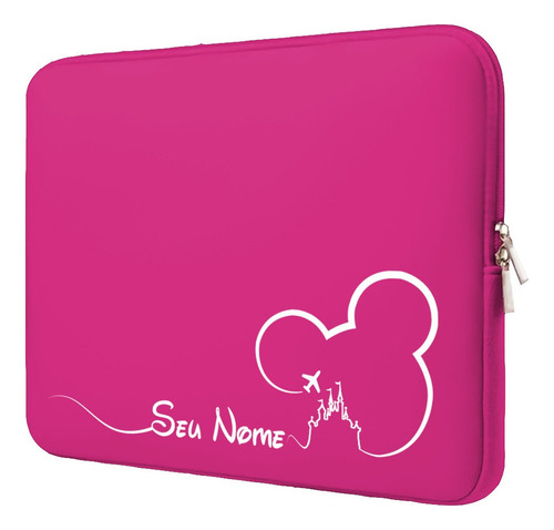 Capa Case Maleta Notebook Macbook Personalizada Love Orlando