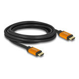 Cable Hdmi 8k 60hz/4k 120hz/48gbps V2.1 De 3mts. Premium Oro