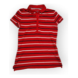 Playera Tommy Hilfiger De Mujer Talla Chica Classic Fit Roja