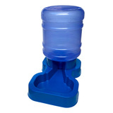 Bebedouro Automático De Cachorro Grande Porte Gato 10l Galão Cor Bebedouro Azul