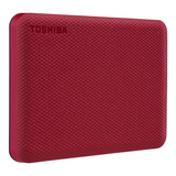 Disco Duro Externo Toshiba Canvio Advance Hdtca40x 4tb Rojo