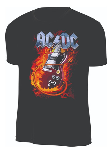 Camisetas Banda Acdc Hard Rock 3 Modelos