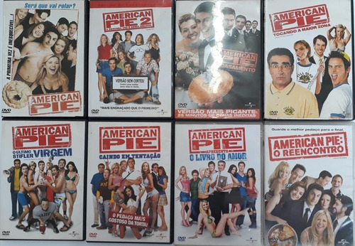 Dvd American Pie Coleção Completa - Novinho Leia