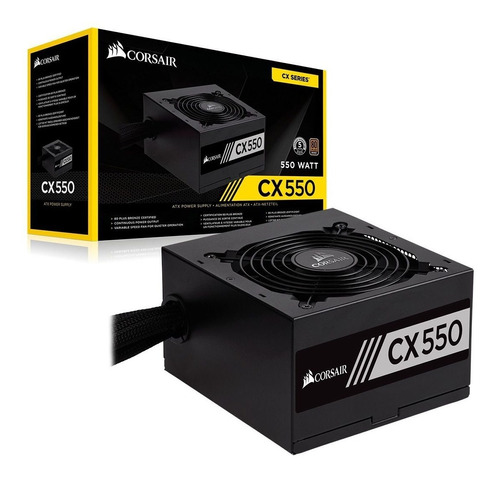 Fonte Corsair 550w 80 Plus Bronze Cx550 Cp-9020121-ww