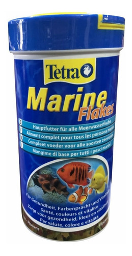 Tetra Marine X 52g Alimento Peces Acuarios Marinos En Escama